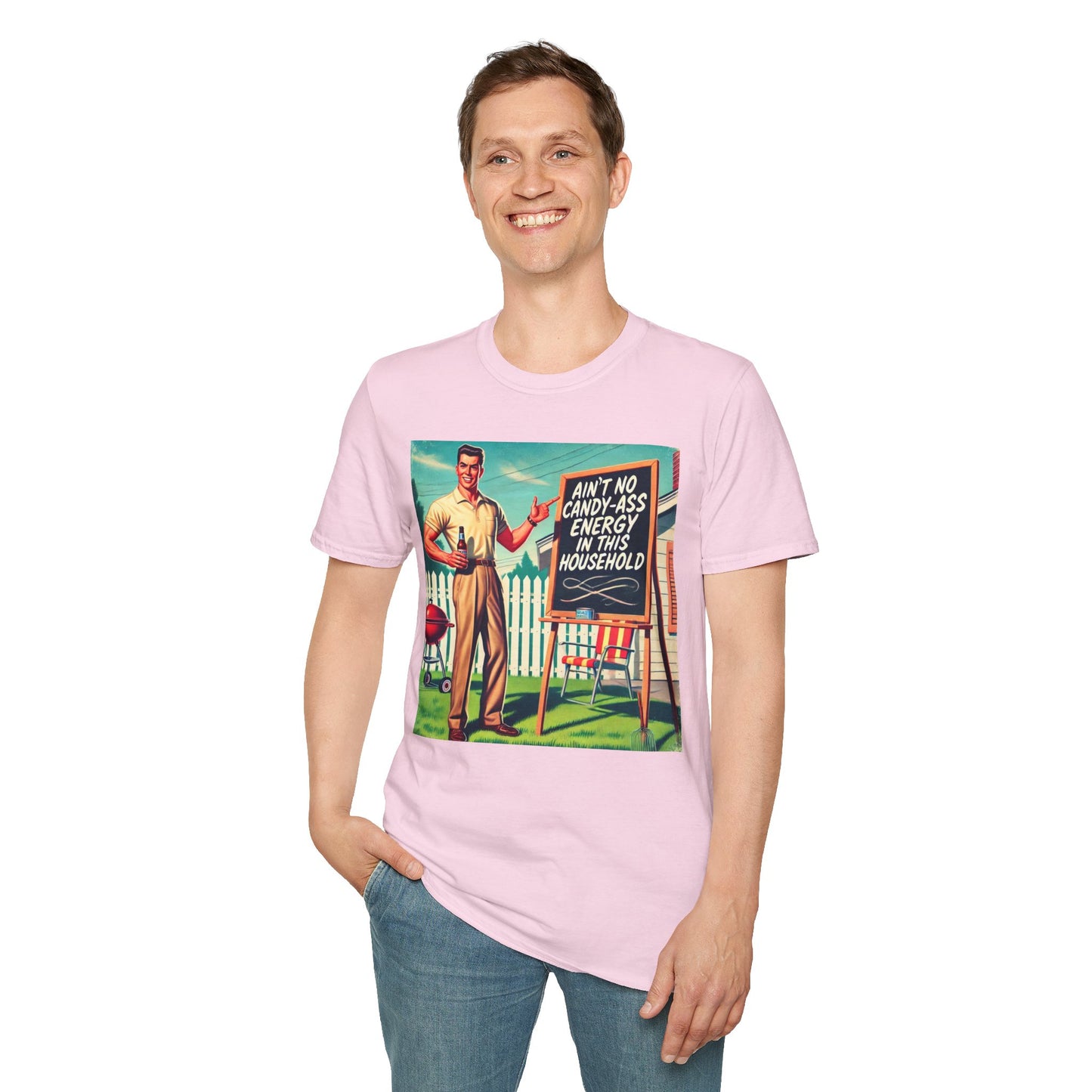 Ain't No Candy-A** Energy Shirt Offensive T Shirts For Men Guys Funny Graphic Shirt Vintage Shirt No Candy-A** Energy Rude Tee Novelty Humor