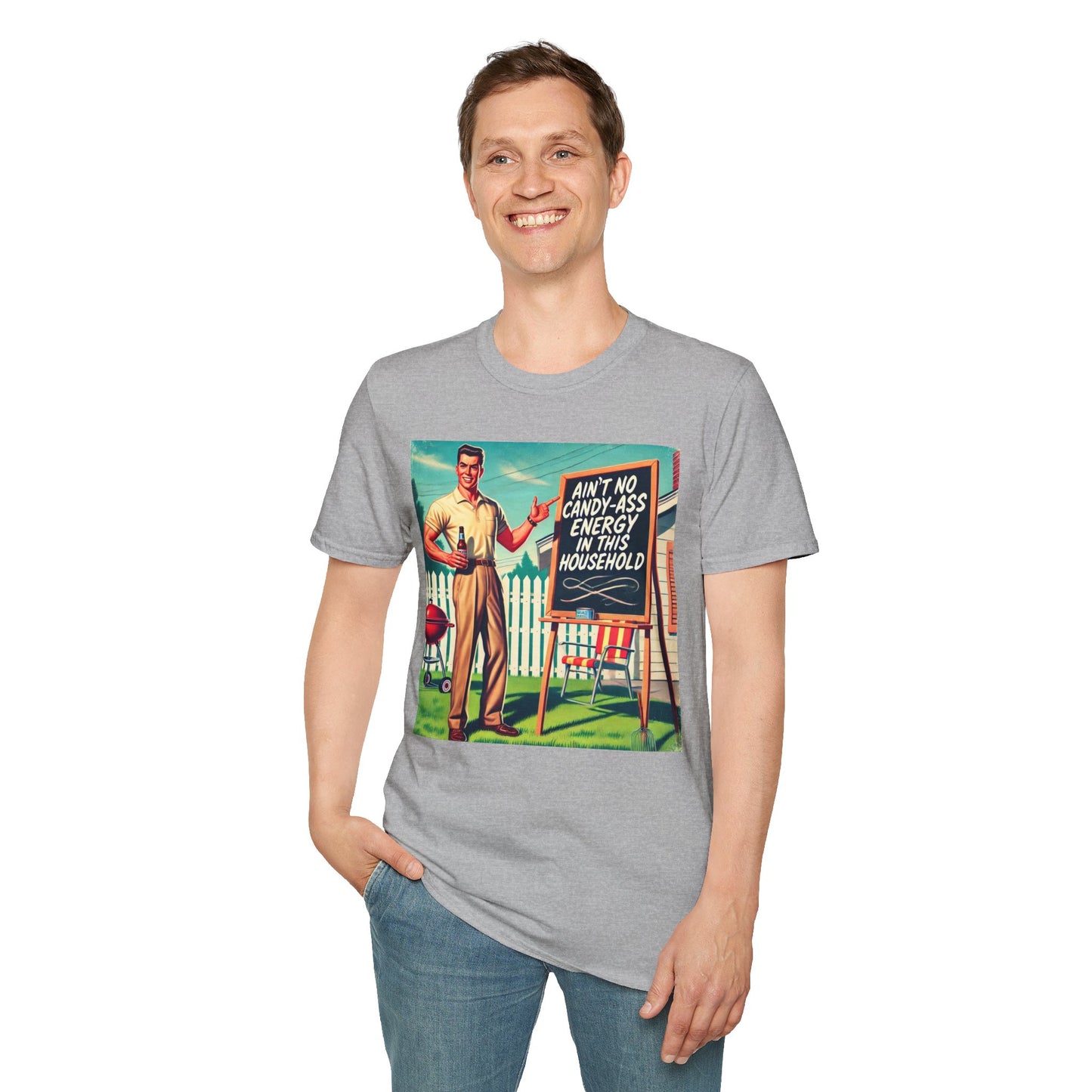 Ain't No Candy-A** Energy Shirt Offensive T Shirts For Men Guys Funny Graphic Shirt Vintage Shirt No Candy-A** Energy Rude Tee Novelty Humor
