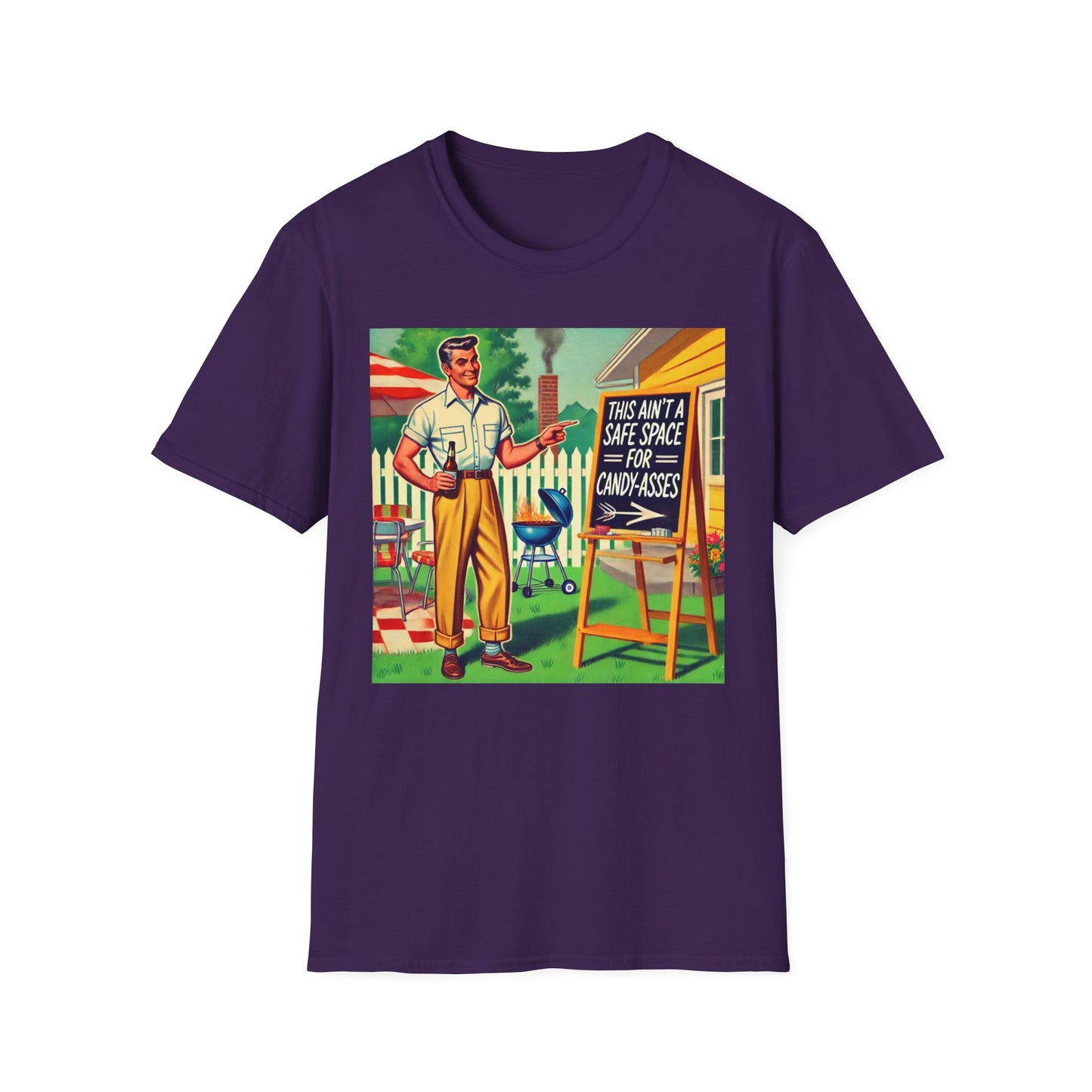 Rude Shirt Offensive T Shirts For Men Guys Funny Graphic Shirt Vintage Shirt Candy-A**es Rude Tee Novelty Humor