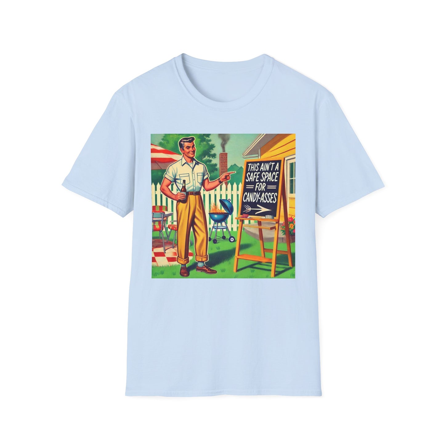 Rude Shirt Offensive T Shirts For Men Guys Funny Graphic Shirt Vintage Shirt Candy-A**es Rude Tee Novelty Humor