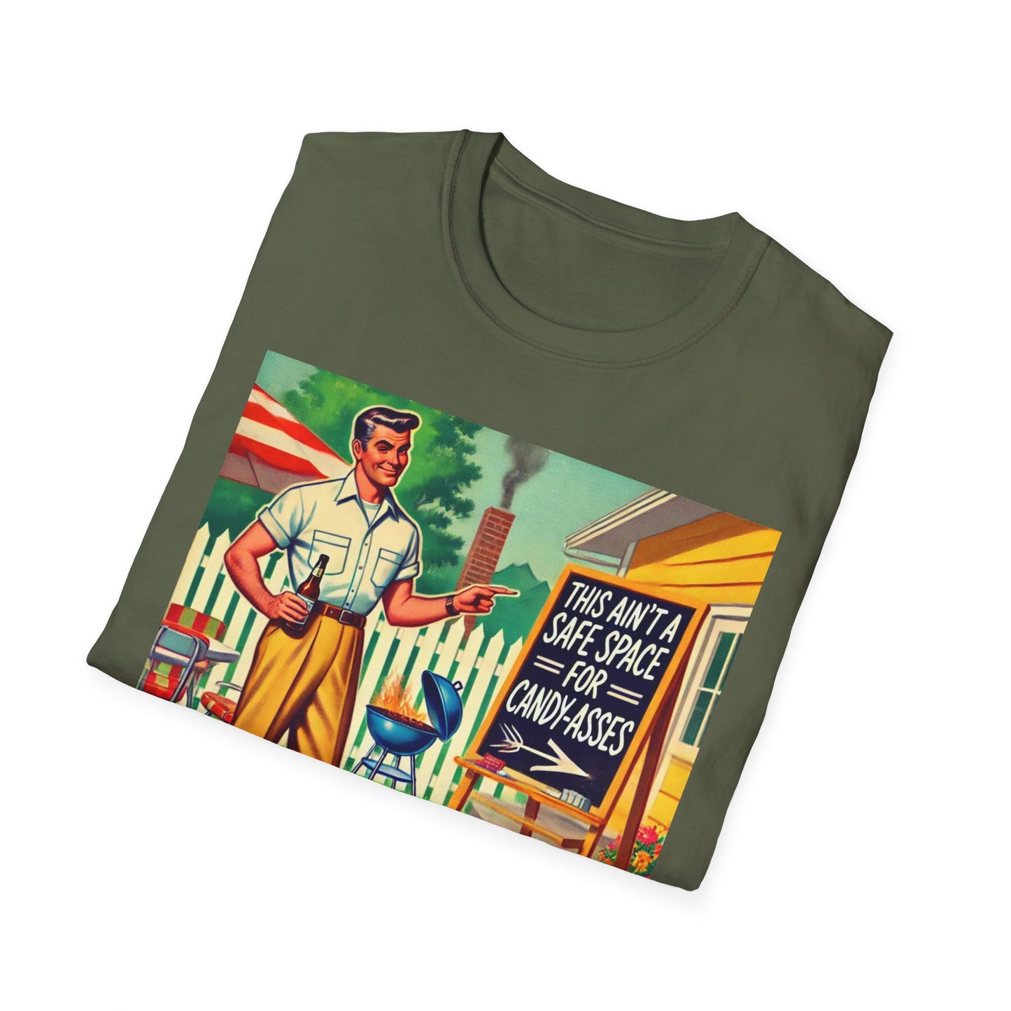 Rude Shirt Offensive T Shirts For Men Guys Funny Graphic Shirt Vintage Shirt Candy-A**es Rude Tee Novelty Humor