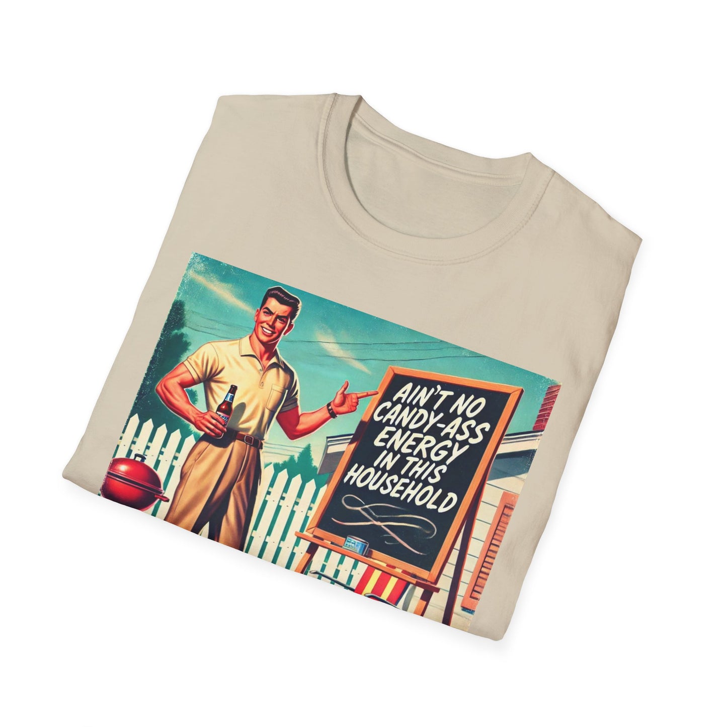 Ain't No Candy-A** Energy Shirt Offensive T Shirts For Men Guys Funny Graphic Shirt Vintage Shirt No Candy-A** Energy Rude Tee Novelty Humor