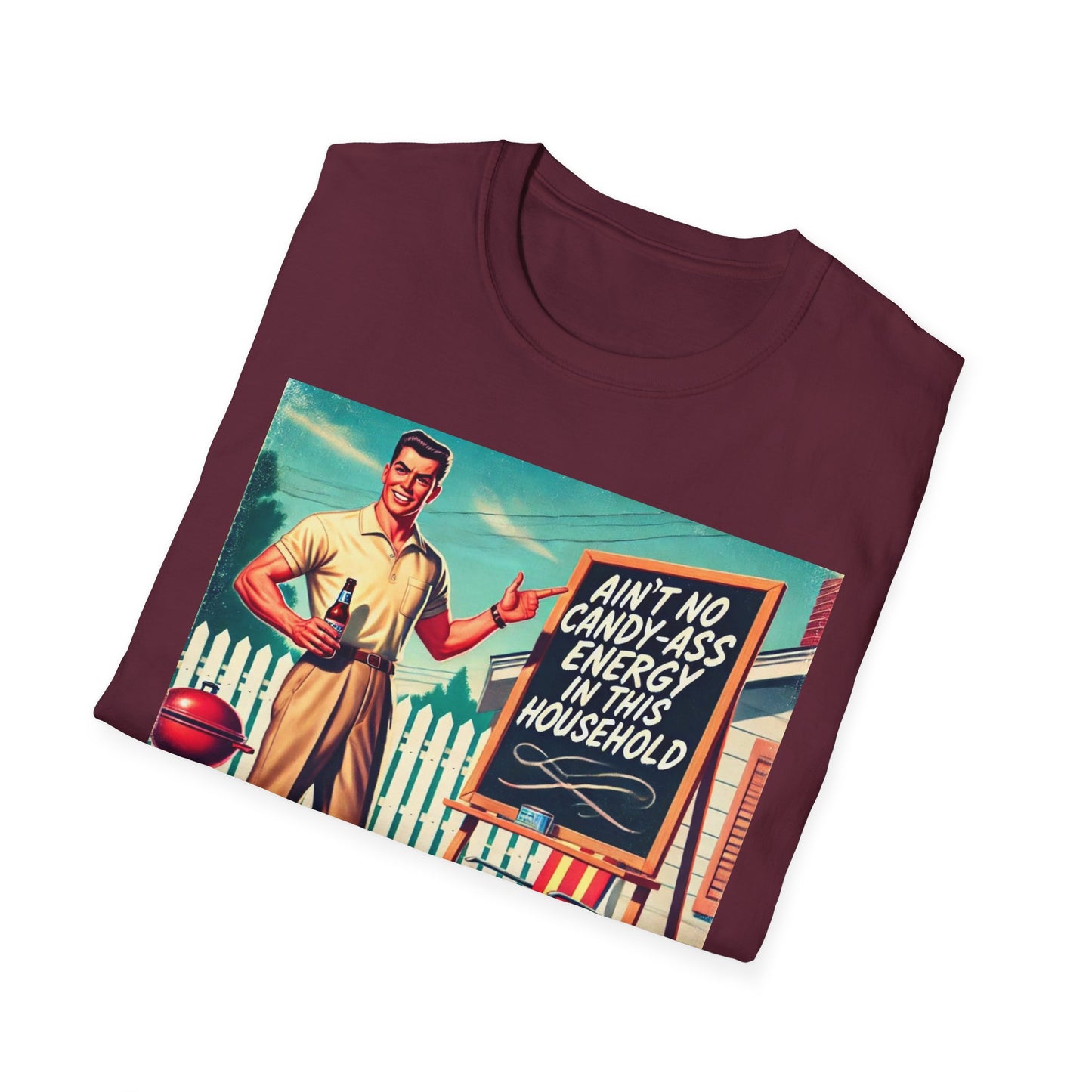 Ain't No Candy-A** Energy Shirt Offensive T Shirts For Men Guys Funny Graphic Shirt Vintage Shirt No Candy-A** Energy Rude Tee Novelty Humor