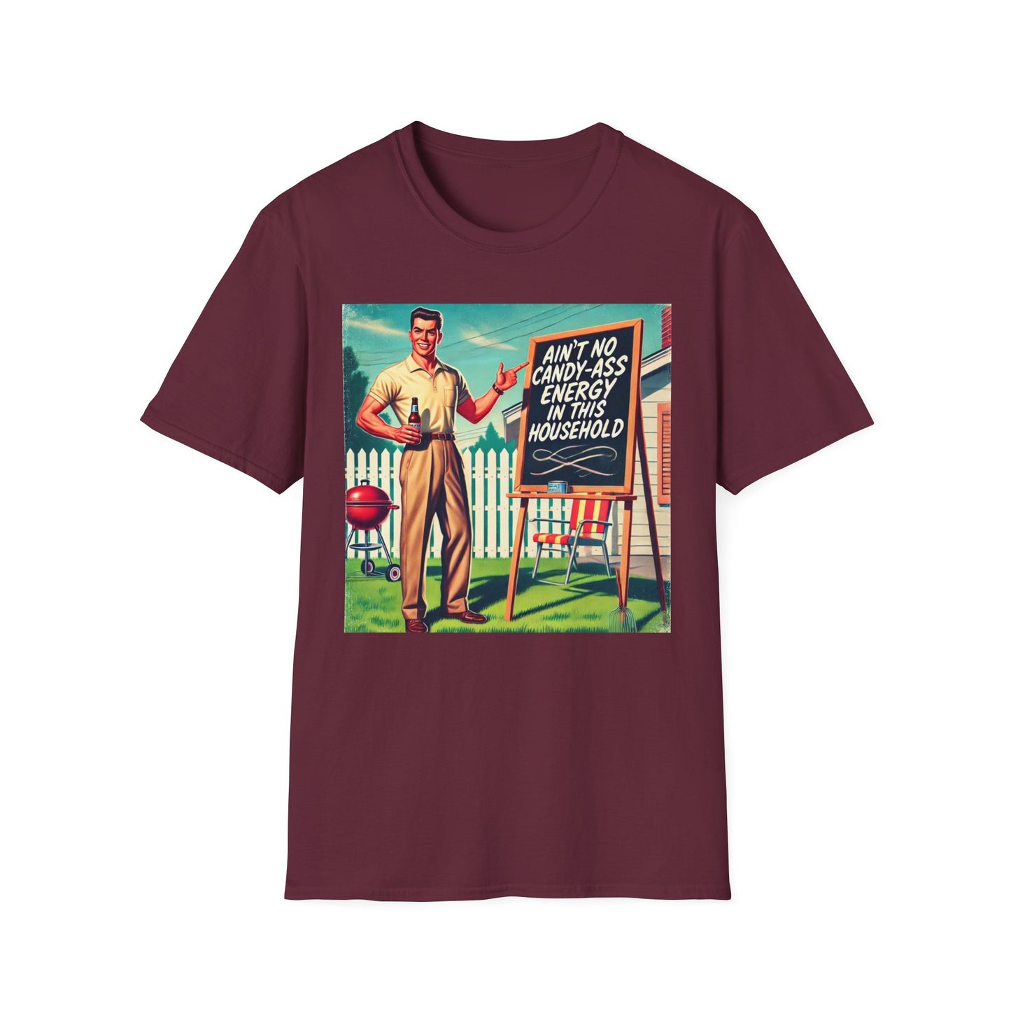 Ain't No Candy-A** Energy Shirt Offensive T Shirts For Men Guys Funny Graphic Shirt Vintage Shirt No Candy-A** Energy Rude Tee Novelty Humor