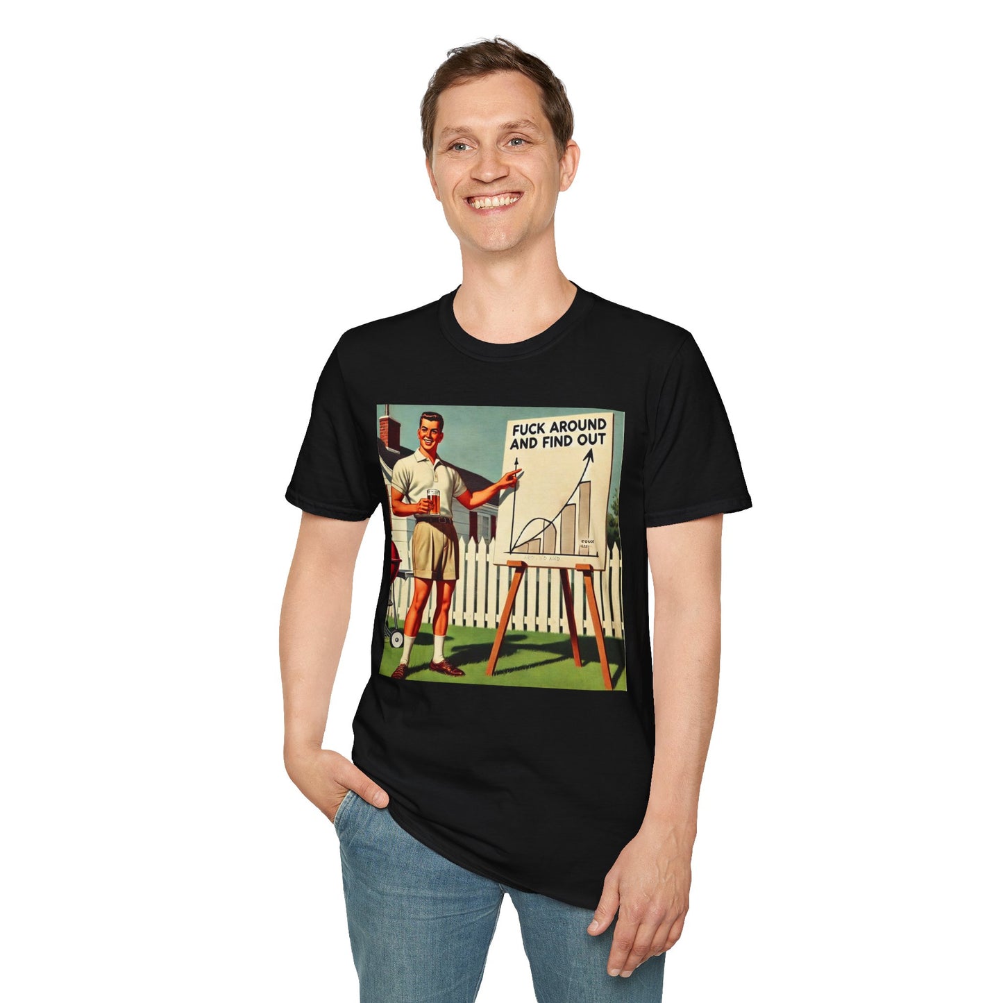 F**K Around And Find Out Shirt Offensive T Shirts For Men Guys Funny Graphic Shirt Vintage Shirt F Around Find Out Rude Tee Novelty Humor