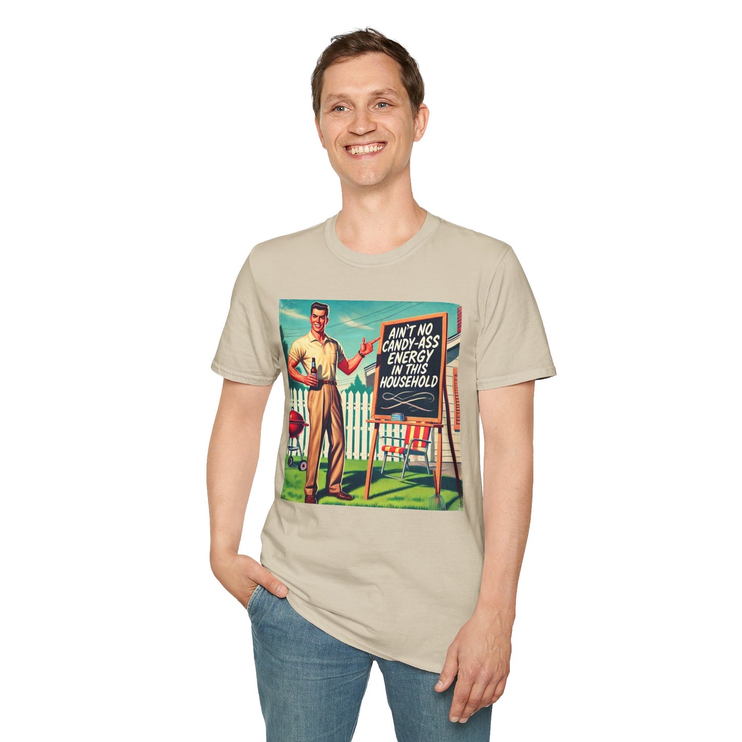 Ain't No Candy-A** Energy Shirt Offensive T Shirts For Men Guys Funny Graphic Shirt Vintage Shirt No Candy-A** Energy Rude Tee Novelty Humor