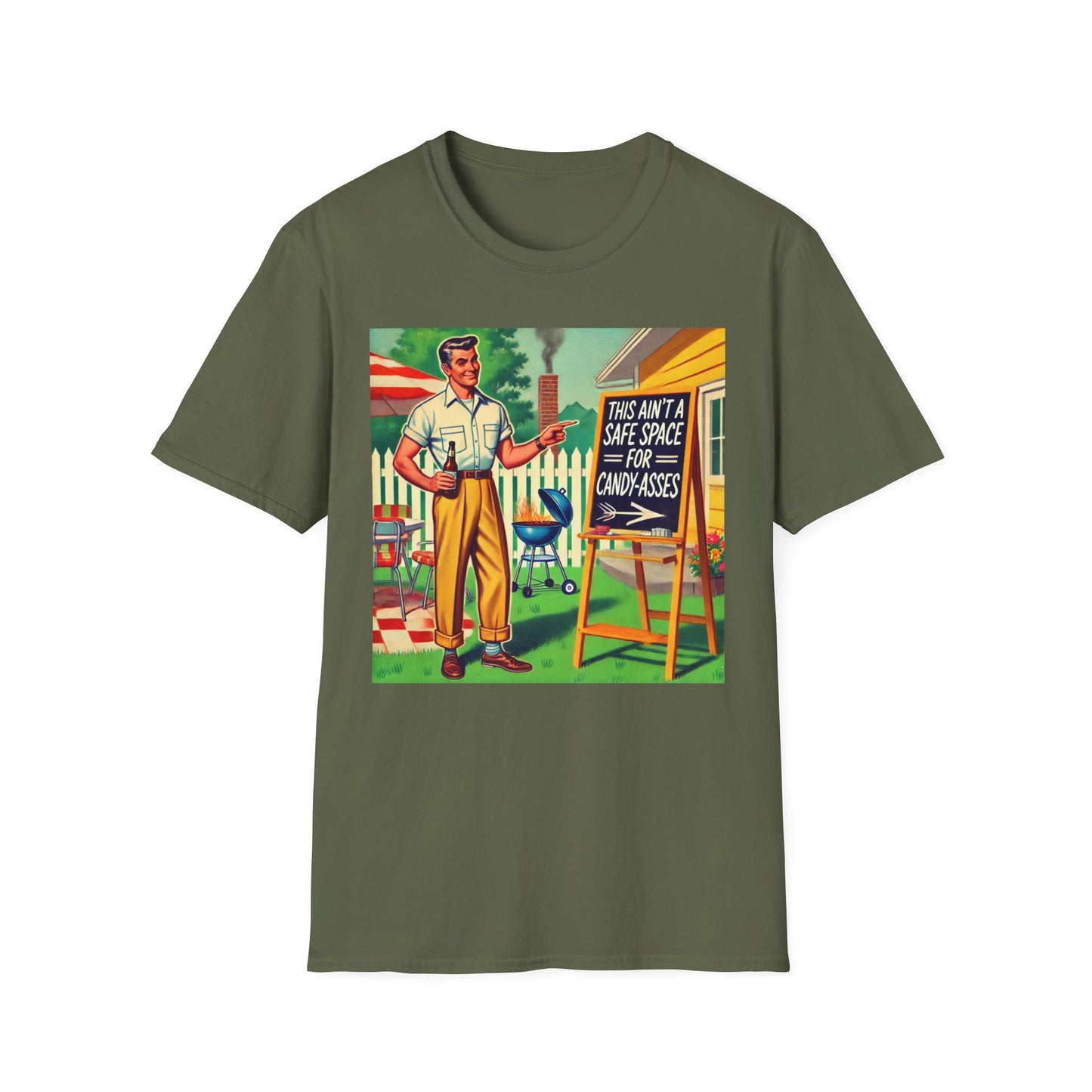 Rude Shirt Offensive T Shirts For Men Guys Funny Graphic Shirt Vintage Shirt Candy-A**es Rude Tee Novelty Humor