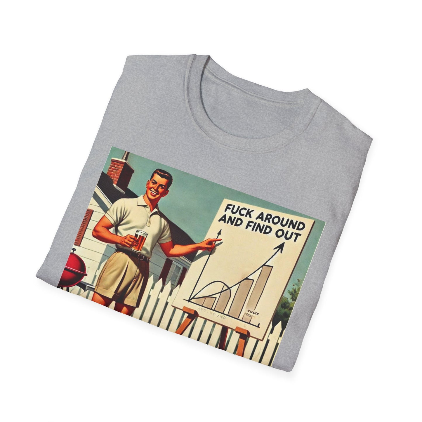 F**K Around And Find Out Shirt Offensive T Shirts For Men Guys Funny Graphic Shirt Vintage Shirt F Around Find Out Rude Tee Novelty Humor