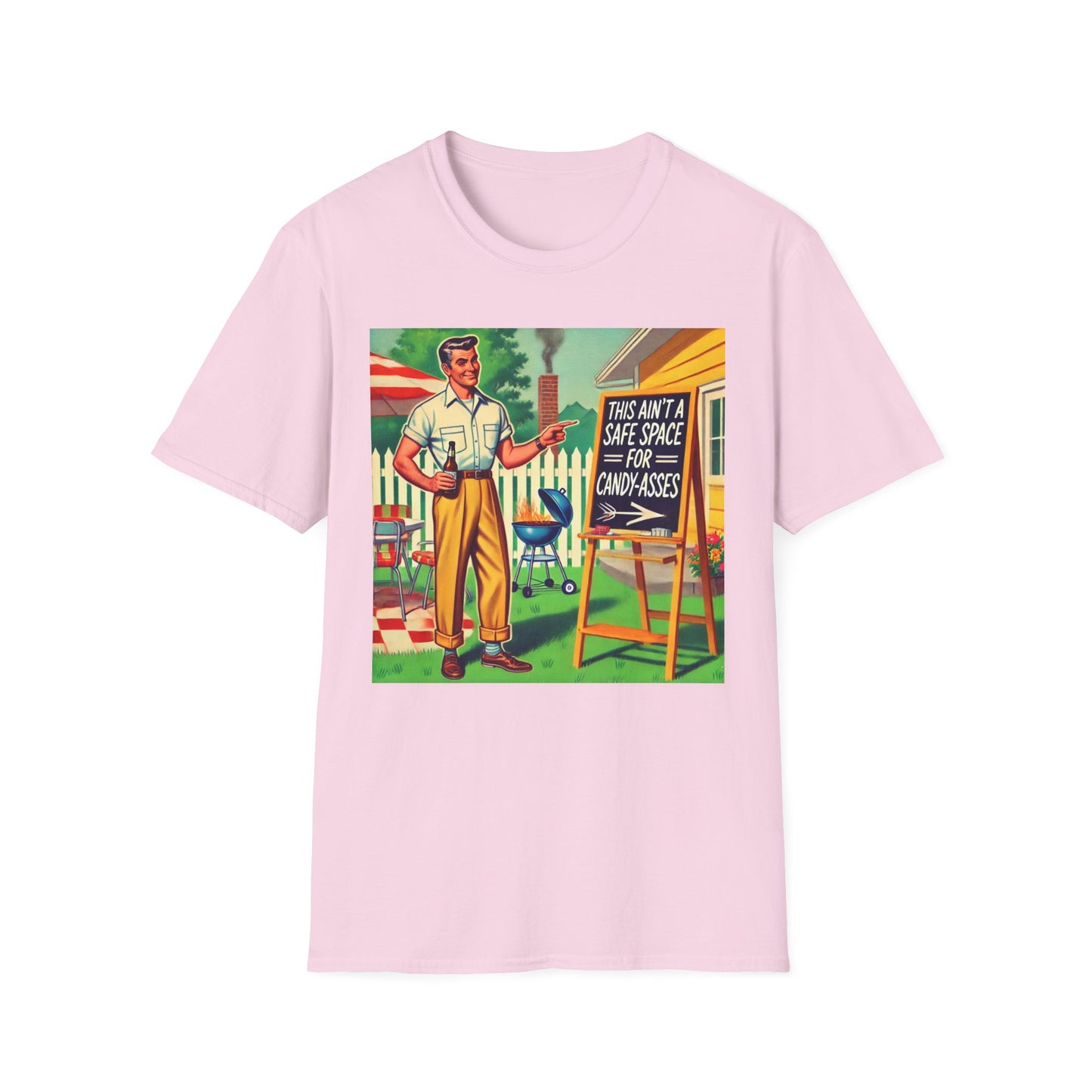 Rude Shirt Offensive T Shirts For Men Guys Funny Graphic Shirt Vintage Shirt Candy-A**es Rude Tee Novelty Humor