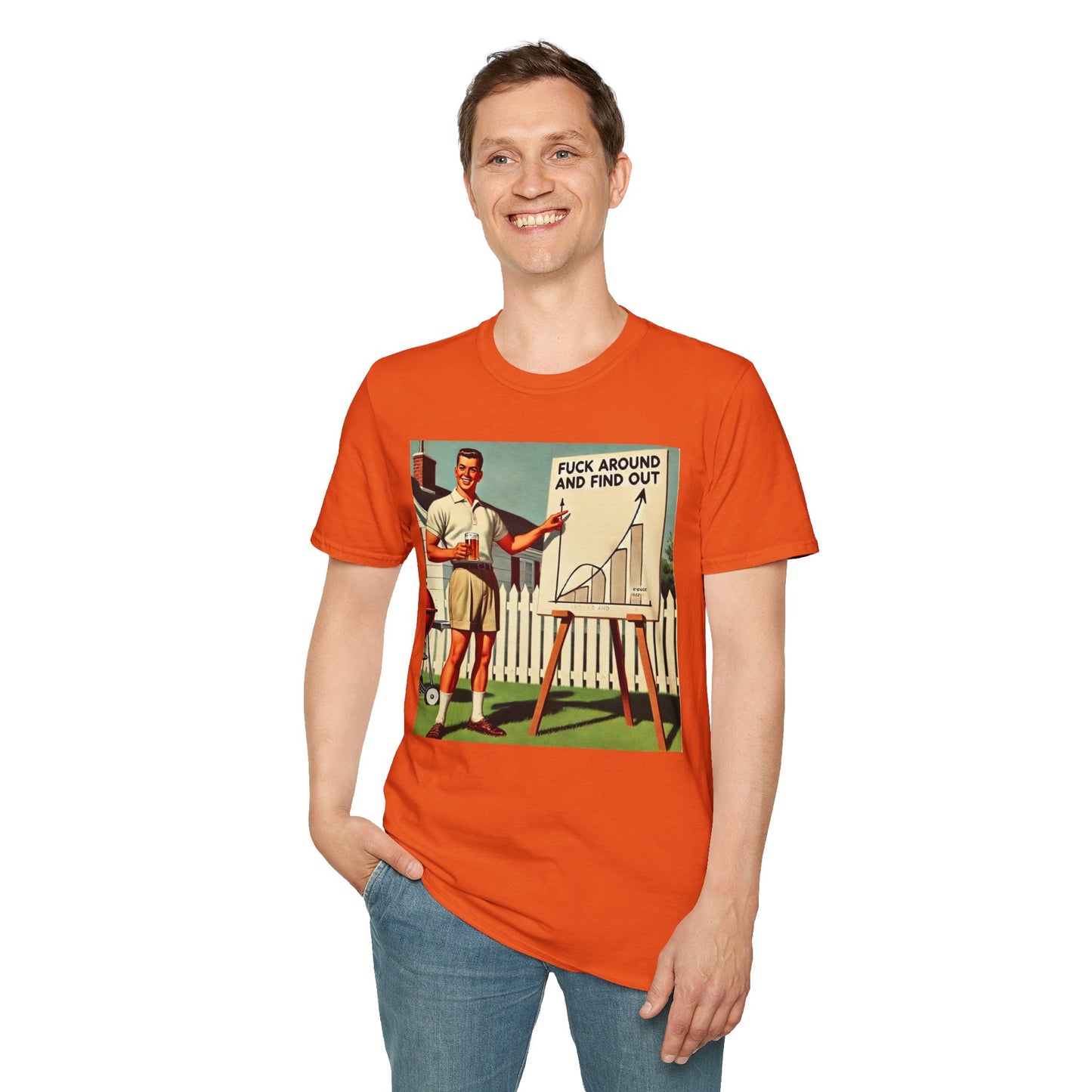 F**K Around And Find Out Shirt Offensive T Shirts For Men Guys Funny Graphic Shirt Vintage Shirt F Around Find Out Rude Tee Novelty Humor