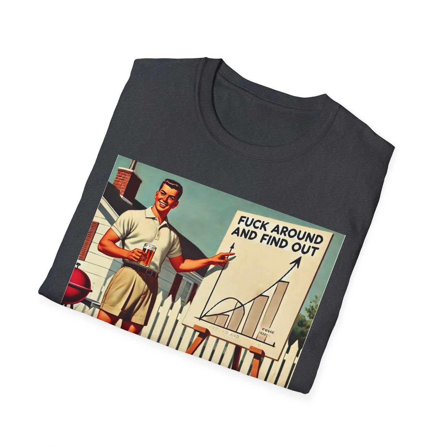 F**K Around And Find Out Shirt Offensive T Shirts For Men Guys Funny Graphic Shirt Vintage Shirt F Around Find Out Rude Tee Novelty Humor