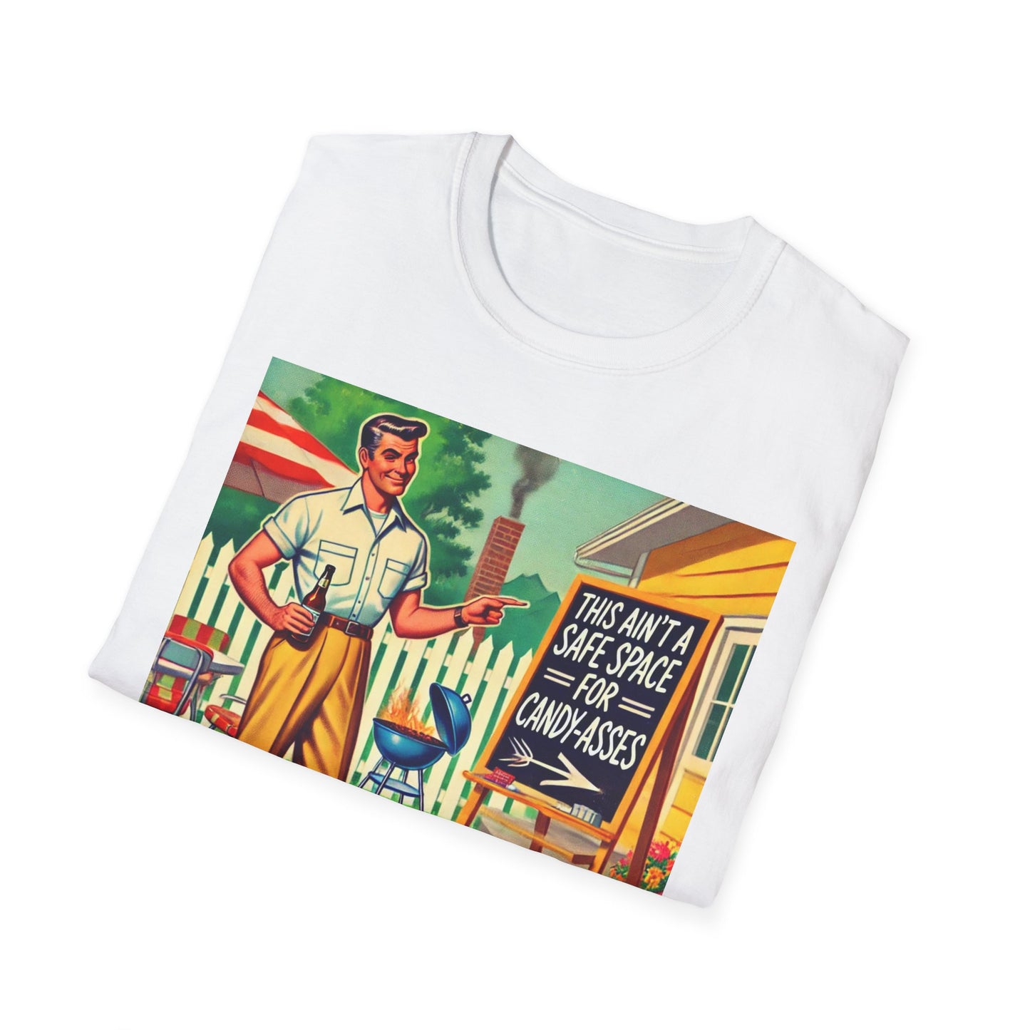 Rude Shirt Offensive T Shirts For Men Guys Funny Graphic Shirt Vintage Shirt Candy-A**es Rude Tee Novelty Humor