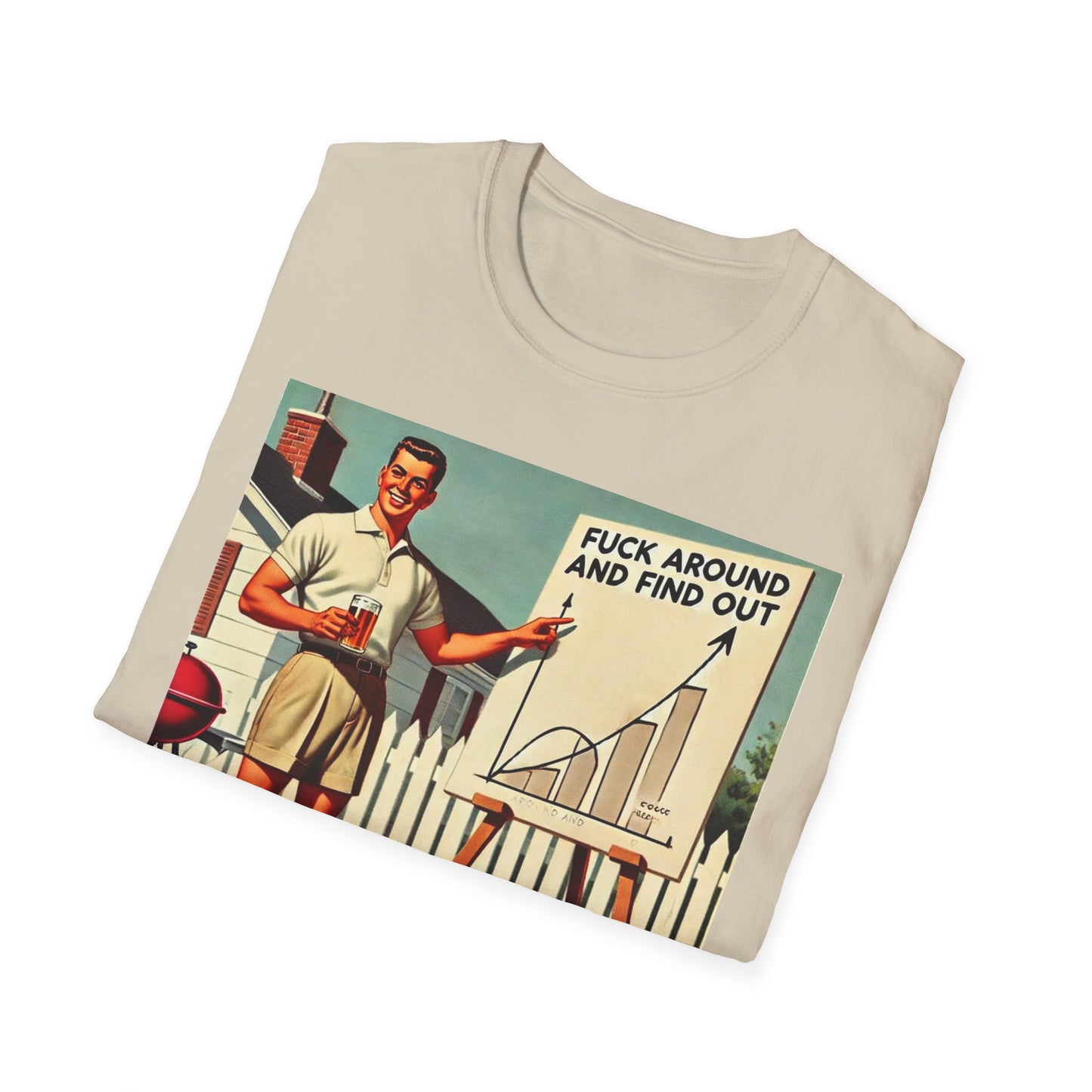 F**K Around And Find Out Shirt Offensive T Shirts For Men Guys Funny Graphic Shirt Vintage Shirt F Around Find Out Rude Tee Novelty Humor
