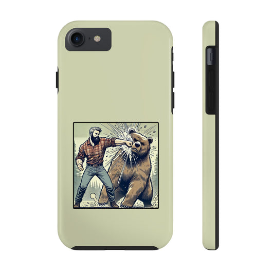 Man vs Bear Phone Case