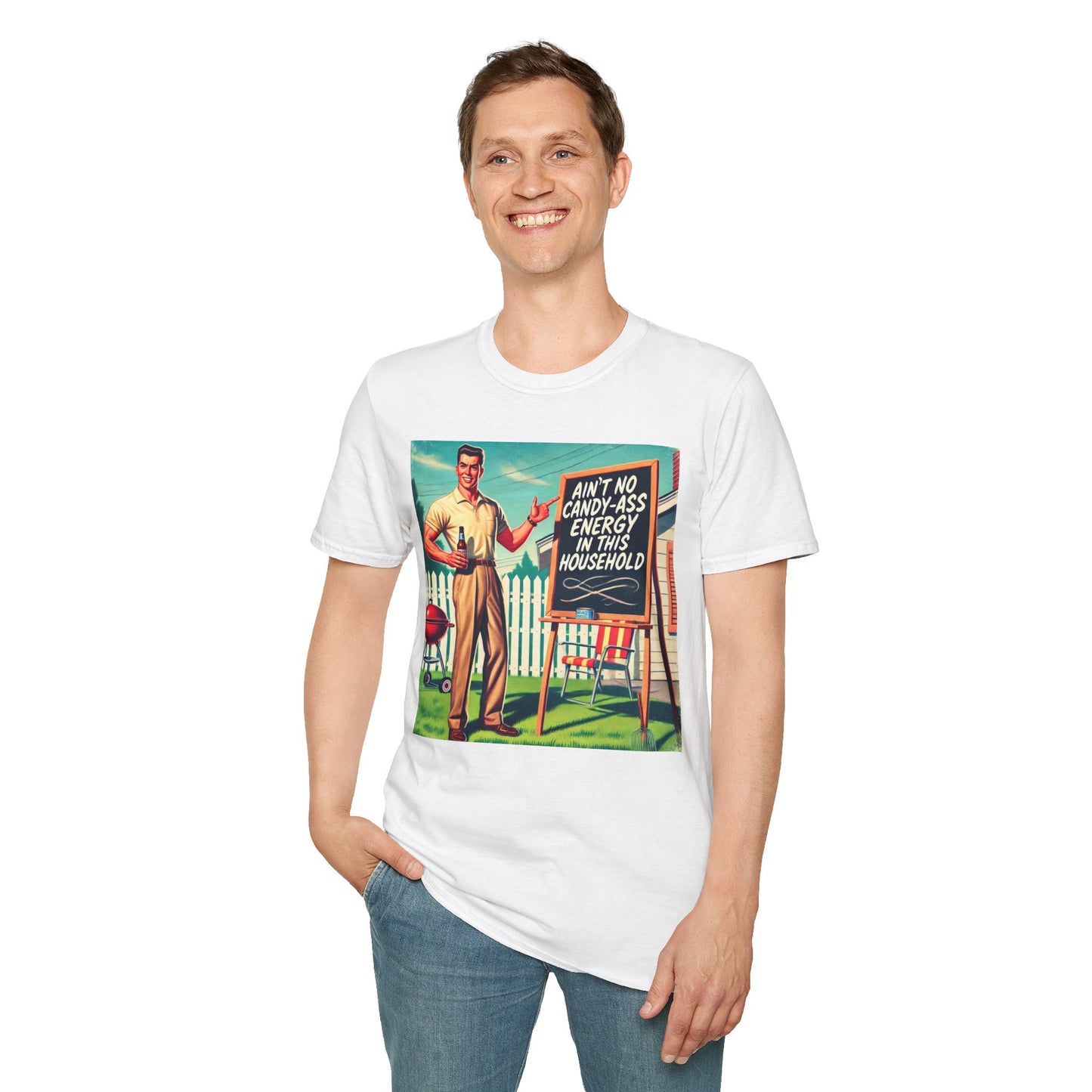 Ain't No Candy-A** Energy Shirt Offensive T Shirts For Men Guys Funny Graphic Shirt Vintage Shirt No Candy-A** Energy Rude Tee Novelty Humor
