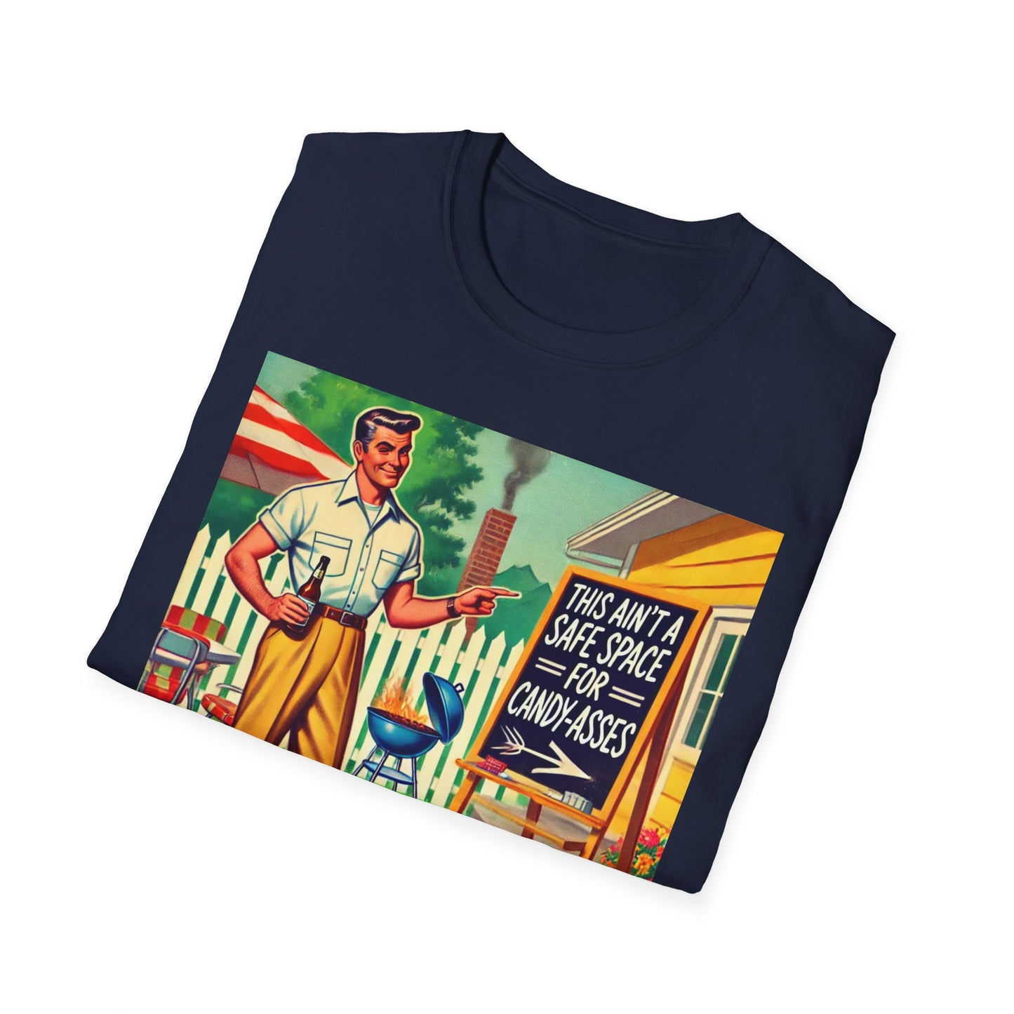 Rude Shirt Offensive T Shirts For Men Guys Funny Graphic Shirt Vintage Shirt Candy-A**es Rude Tee Novelty Humor
