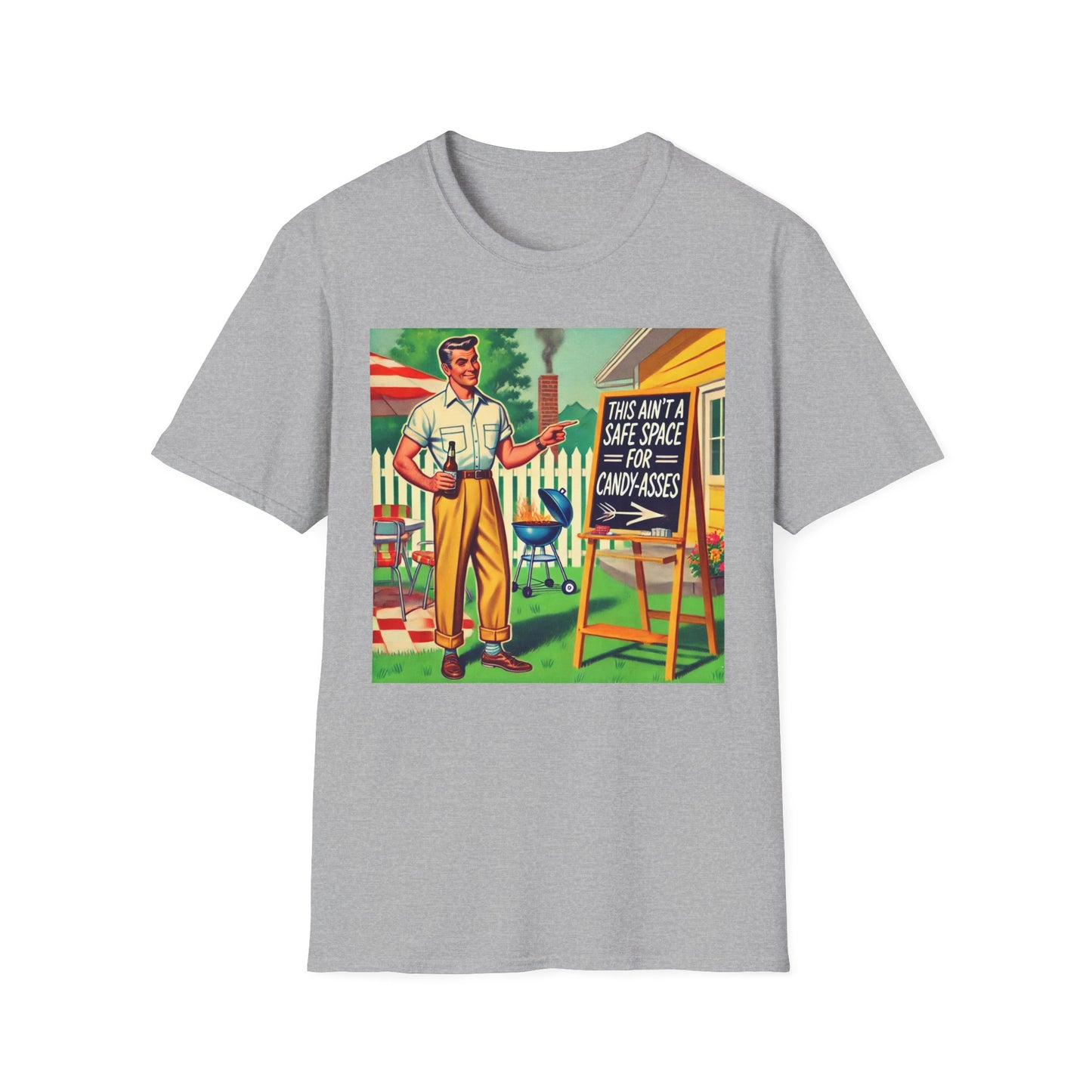 Rude Shirt Offensive T Shirts For Men Guys Funny Graphic Shirt Vintage Shirt Candy-A**es Rude Tee Novelty Humor