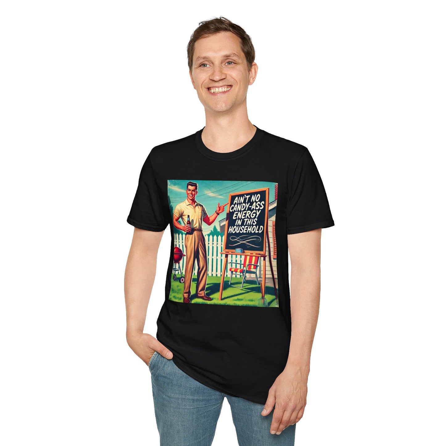 Ain't No Candy-A** Energy Shirt Offensive T Shirts For Men Guys Funny Graphic Shirt Vintage Shirt No Candy-A** Energy Rude Tee Novelty Humor