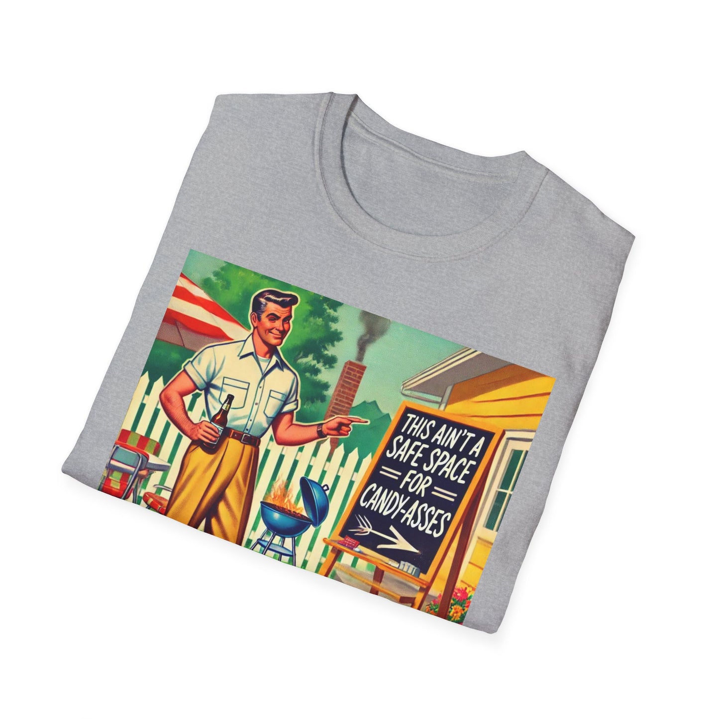 Rude Shirt Offensive T Shirts For Men Guys Funny Graphic Shirt Vintage Shirt Candy-A**es Rude Tee Novelty Humor