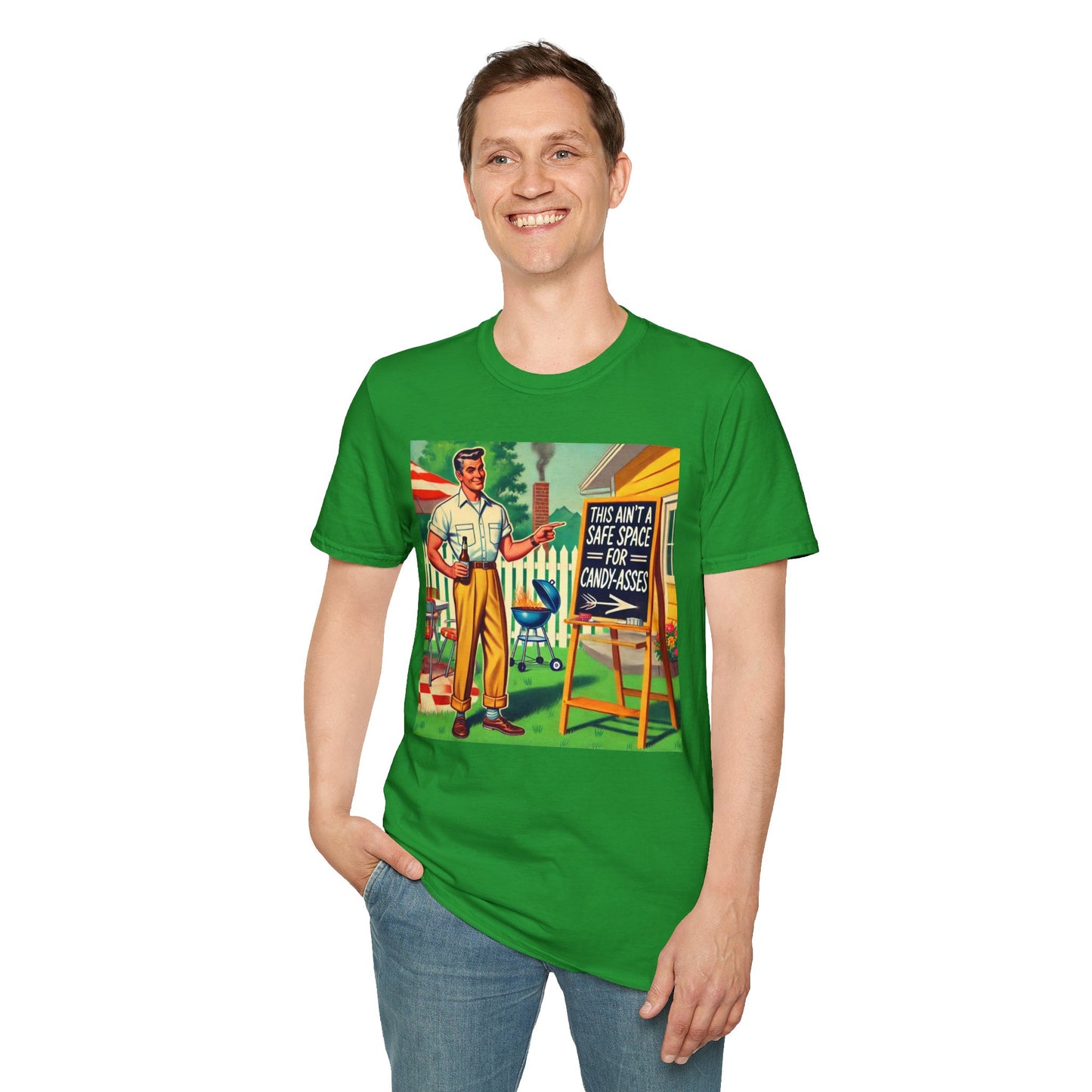 Rude Shirt Offensive T Shirts For Men Guys Funny Graphic Shirt Vintage Shirt Candy-A**es Rude Tee Novelty Humor