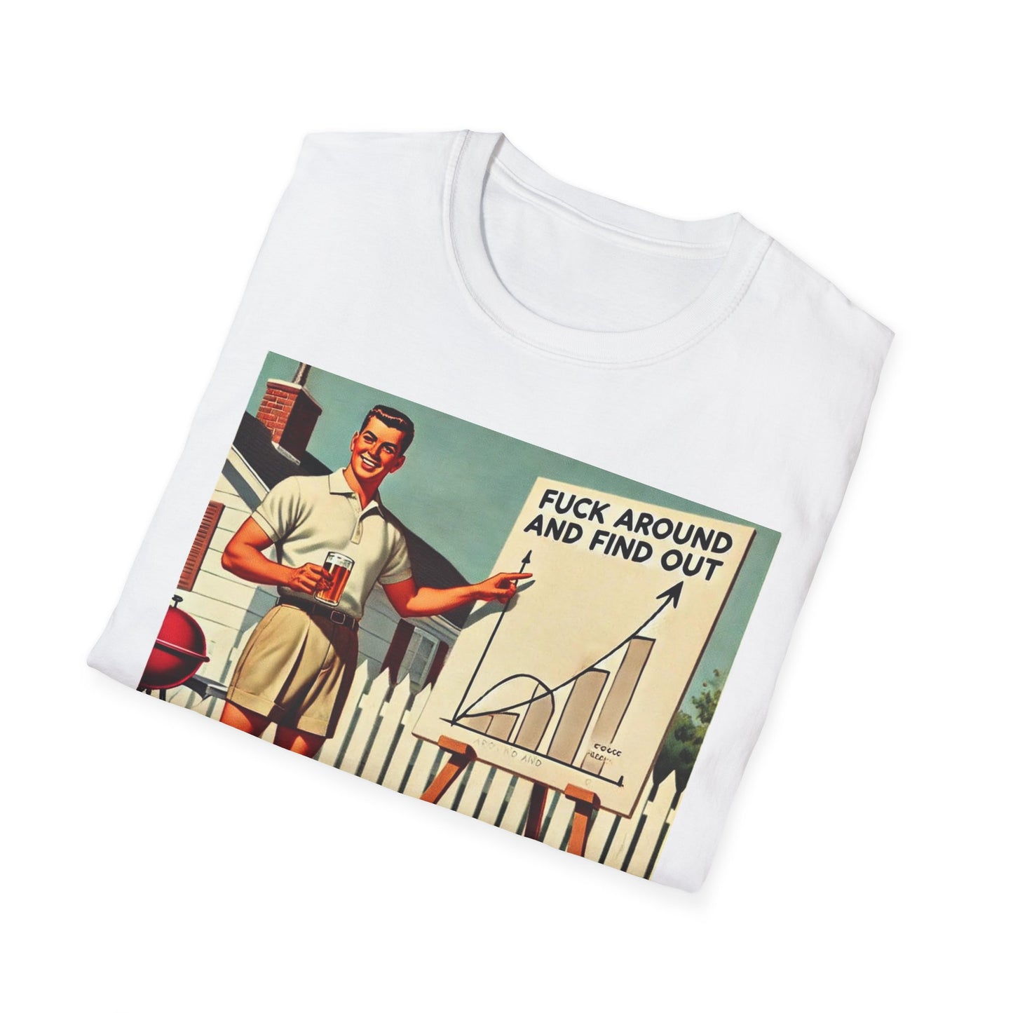 F**K Around And Find Out Shirt Offensive T Shirts For Men Guys Funny Graphic Shirt Vintage Shirt F Around Find Out Rude Tee Novelty Humor