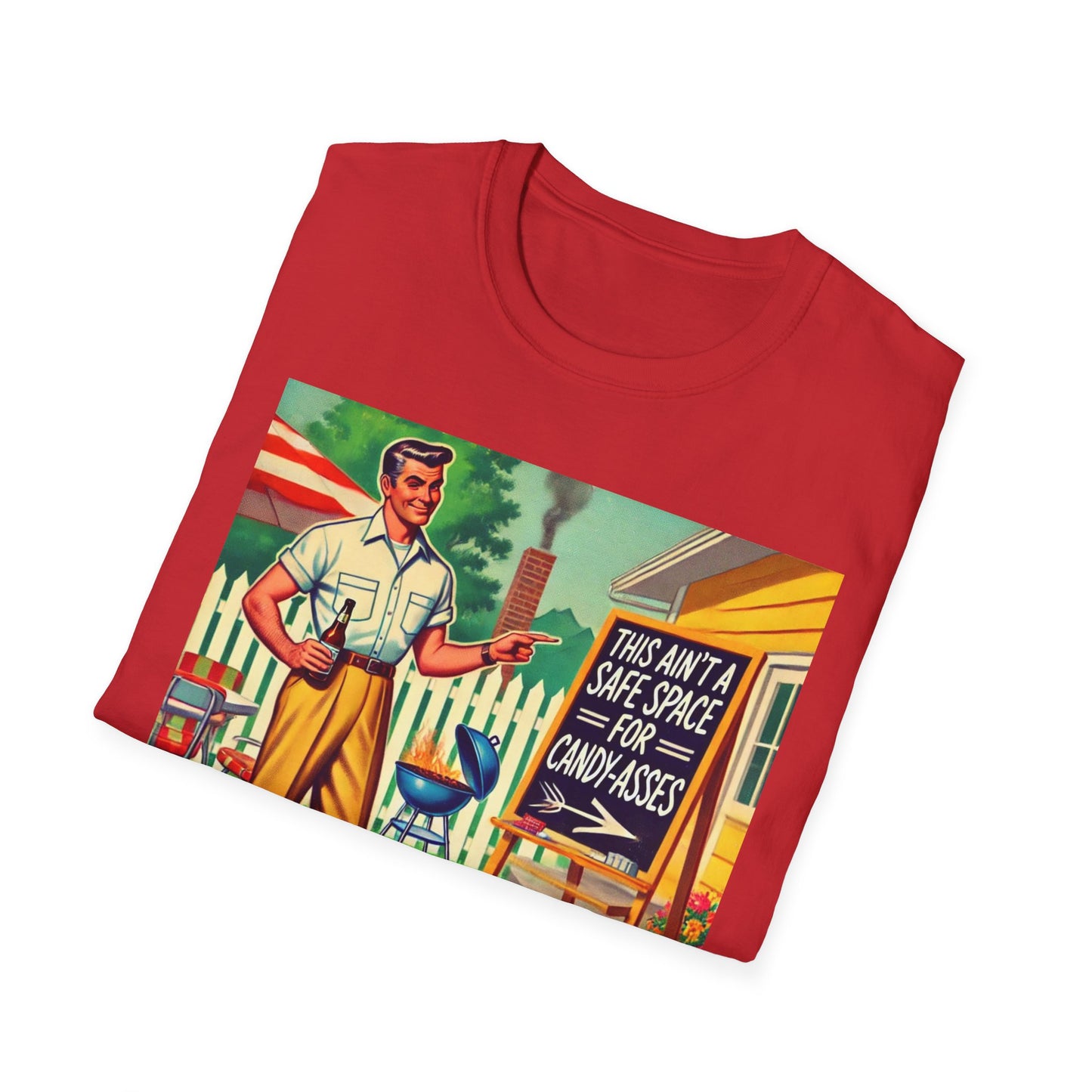 Rude Shirt Offensive T Shirts For Men Guys Funny Graphic Shirt Vintage Shirt Candy-A**es Rude Tee Novelty Humor