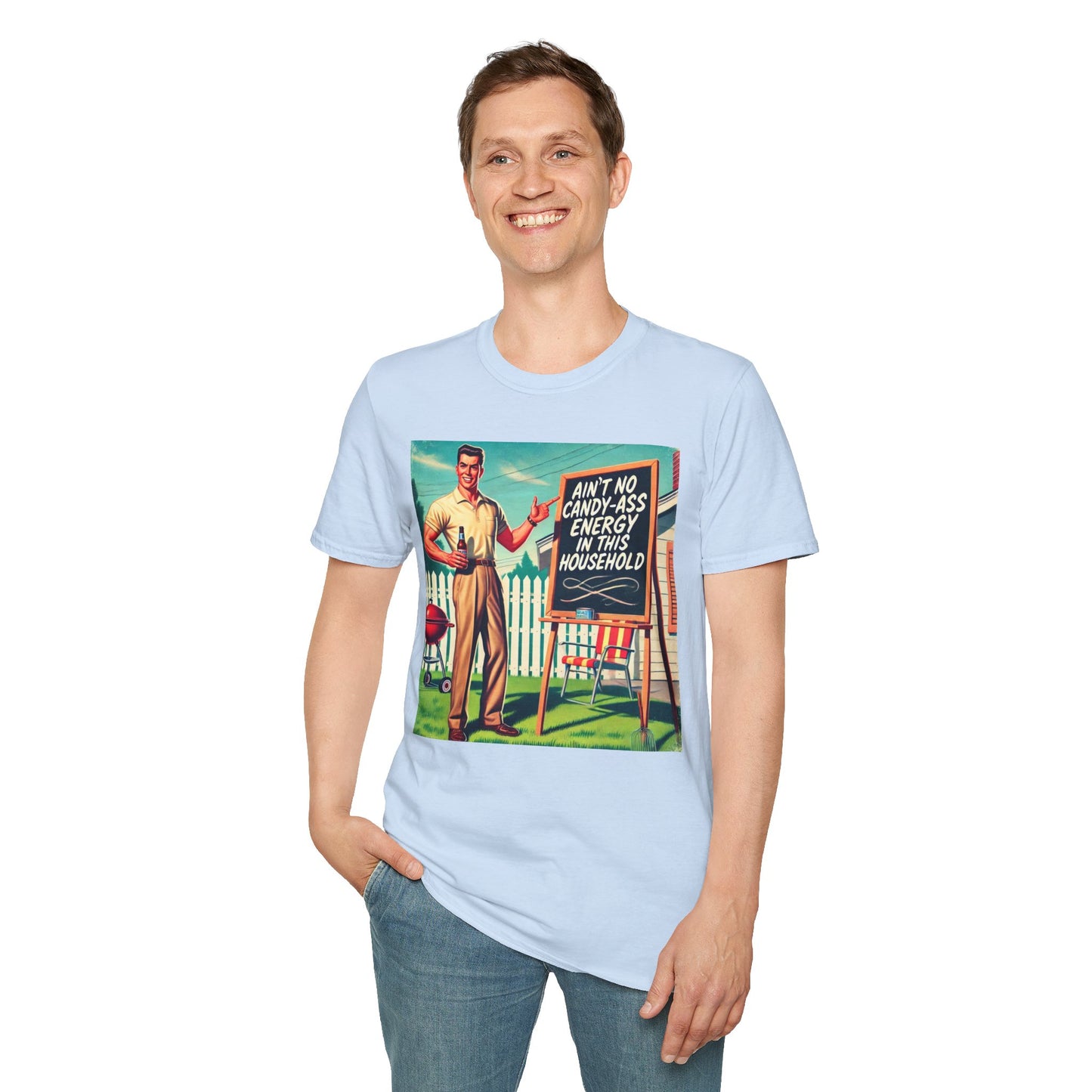 Ain't No Candy-A** Energy Shirt Offensive T Shirts For Men Guys Funny Graphic Shirt Vintage Shirt No Candy-A** Energy Rude Tee Novelty Humor