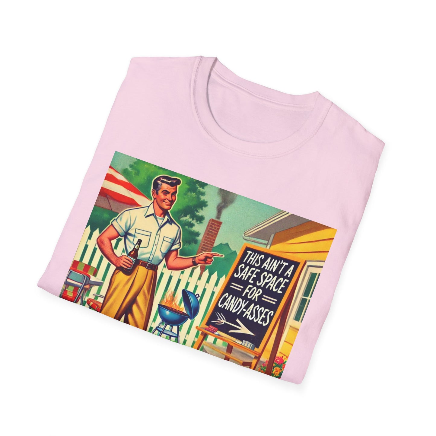 Rude Shirt Offensive T Shirts For Men Guys Funny Graphic Shirt Vintage Shirt Candy-A**es Rude Tee Novelty Humor